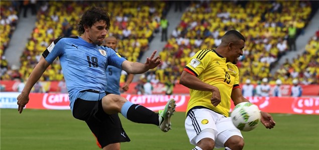 哥伦比亚和乌拉圭比分(世预赛：苏神破门戈丁救险，乌拉圭2-2哥伦比亚)