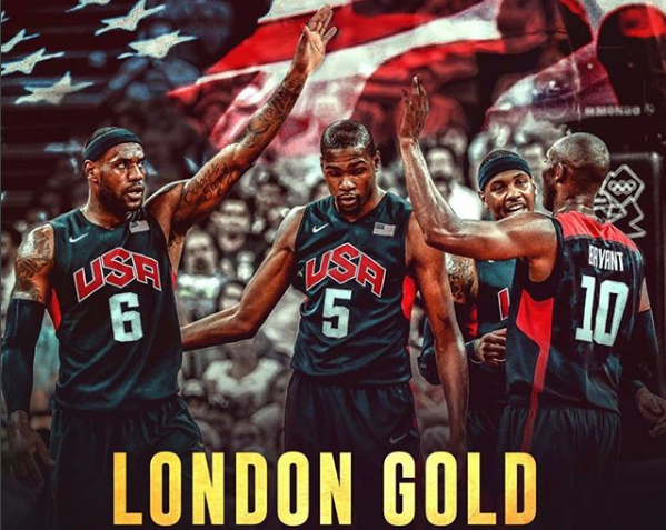 2012奥运会篮球决赛(荣耀时刻！六年前伦敦奥运会梦十队击败西班牙夺金)