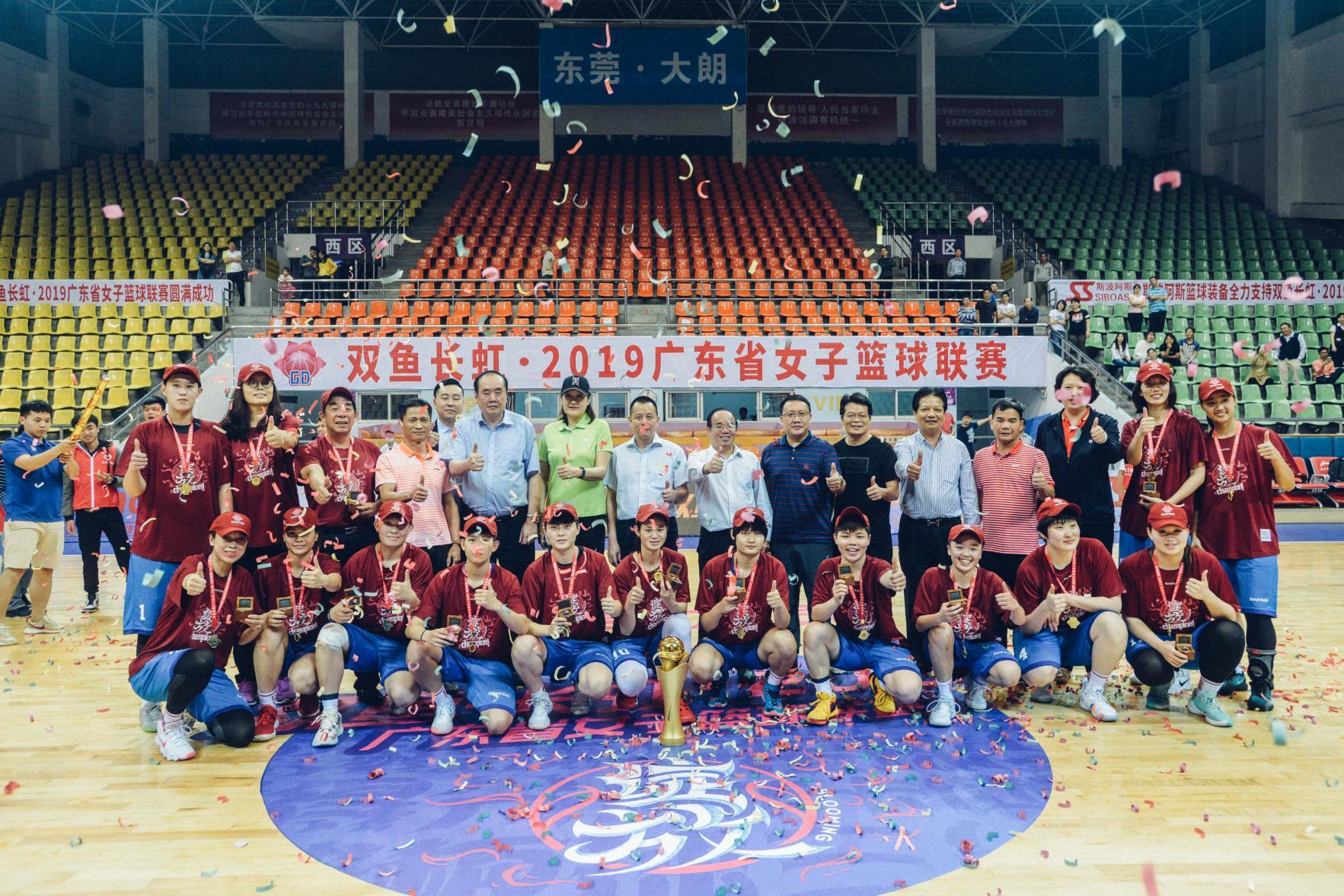 2019中国女篮联赛(2019广东女篮联赛圆满，东莞队成功卫冕)