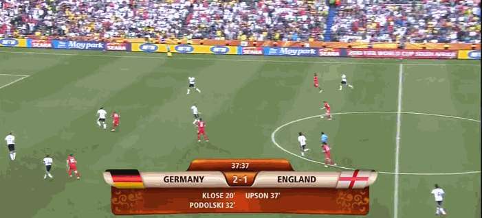 2010世界杯悬案(历史上的今天：英格兰1-4德国 兰帕德遭遇门线冤案)