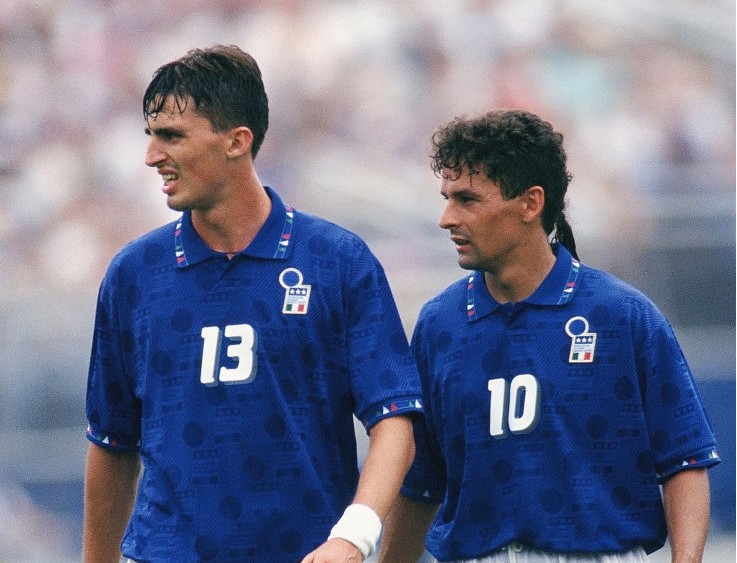 巴94世界杯意大利阵容(两位巴乔！在1994年世界杯淘汰赛，意大利队只有他俩收获进球)