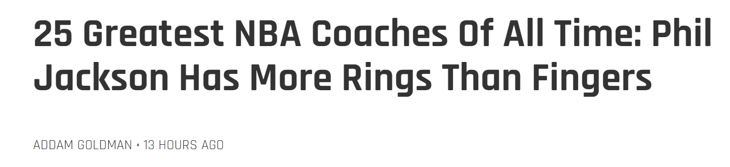 nba国际籍教练都有哪些(谁是NBA最伟大教练？美媒评前25人名单！科尔第五，波波维奇第三)