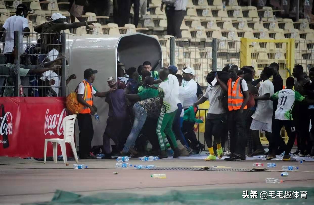 巴西世界杯法国vs尼日利亚(上千球迷围殴尼日利亚球员，用矿泉水瓶砸球场，警方动用催泪瓦斯)