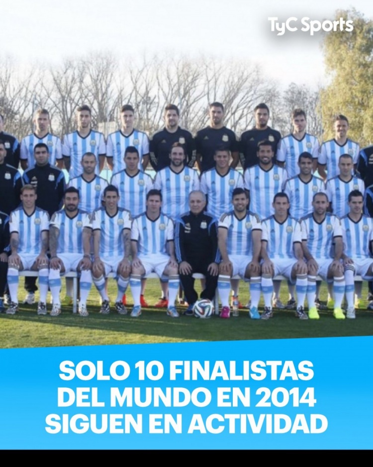 2014阿根廷世界杯阵容(阿媒：2014世界杯阿根廷23人名单中只剩10人还在踢球)