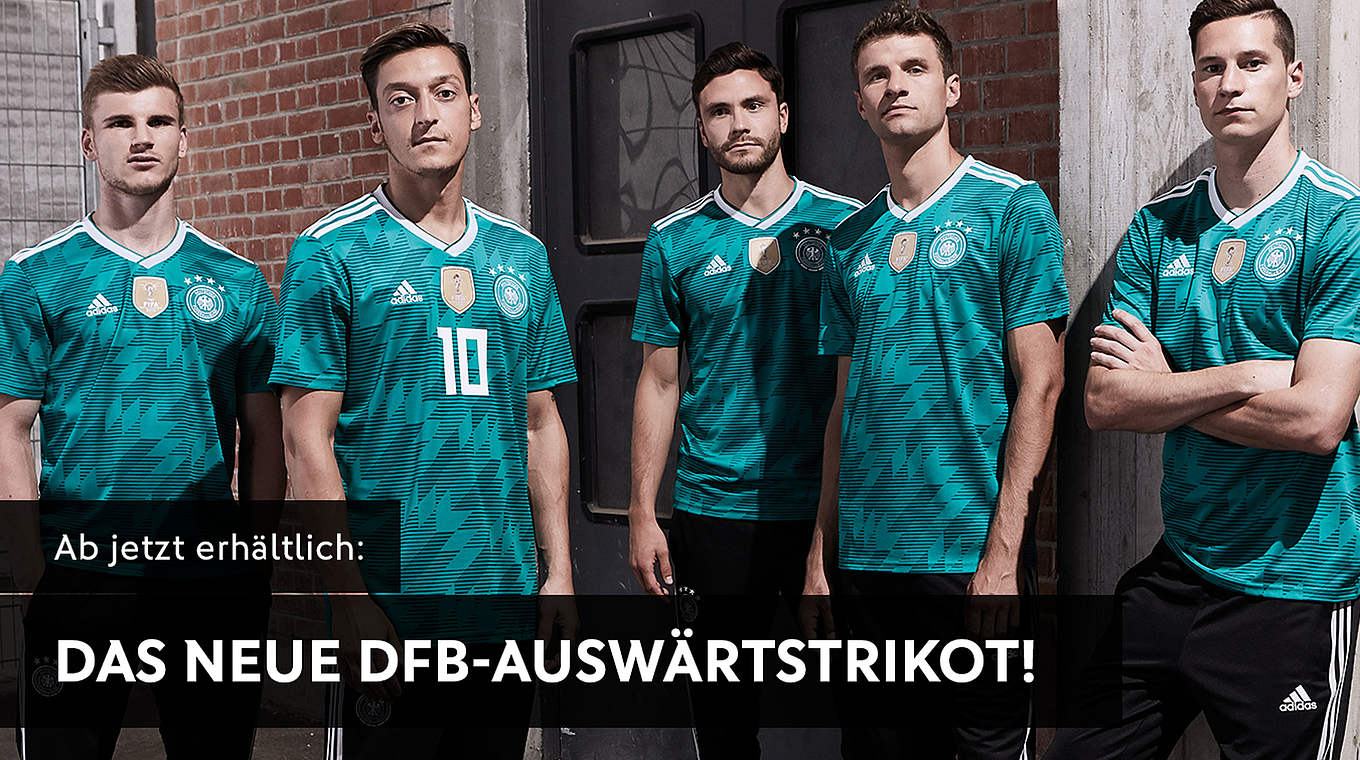2018世界杯德国客场球衣(官方：德国发布世界杯客场球衣，绿白色继承传统)