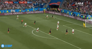 世界杯小组赛丹麦回放(半场-约根森57秒破门曼朱闪电扳平 克罗地亚暂1-1丹麦)