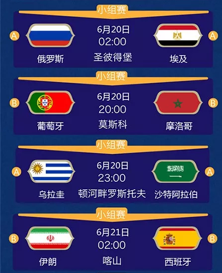 2006世界杯赛程表北京时间(世界杯今晚揭幕！完整赛程表来了！这场比赛不容错过)