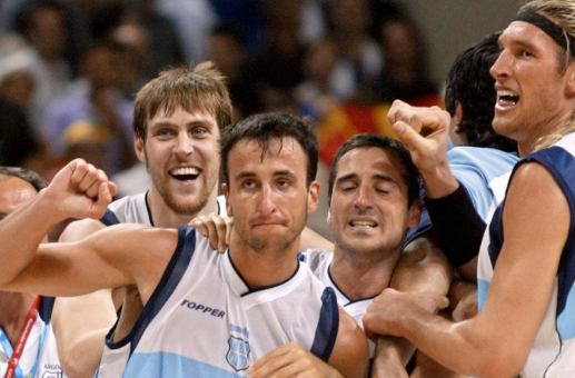美国男篮vs阿根廷(14年前的今天：马努率领阿根廷战胜美国男篮)