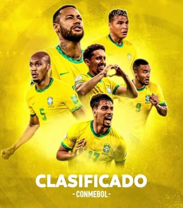 足球巴西队(足球王国！巴西队12场不败 成首支晋级卡塔尔世界杯的南美球队)