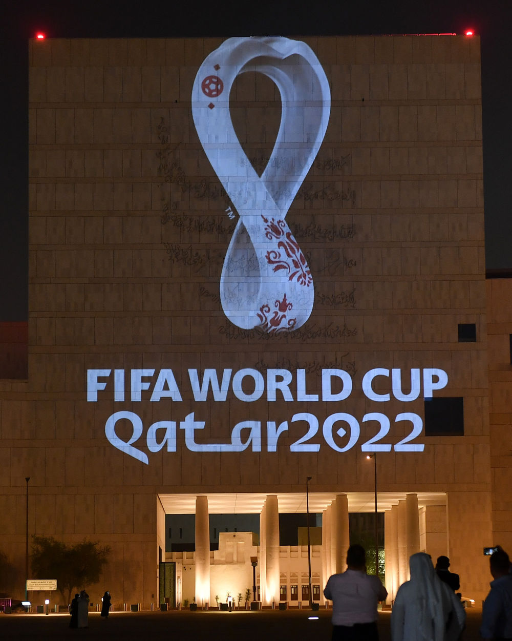 有关世界杯颜色(2022年卡塔尔世界杯会徽发布：远看似白色奖杯)