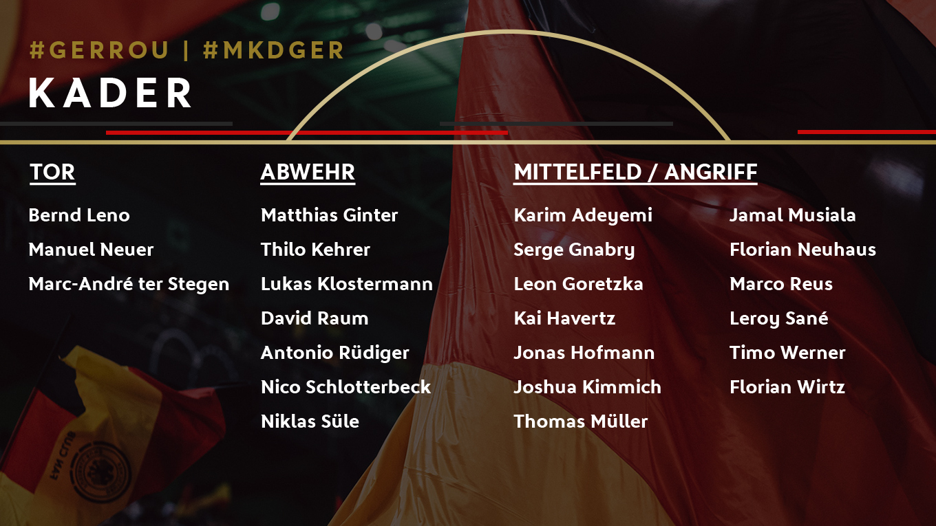 2018世界杯德国队阵容(德国大名单：罗伊斯、萨内在列，维尔茨入选)