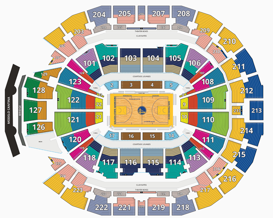 篮球世界杯五棵松座位图(NBA球馆座位图和票价揭秘（多图）)