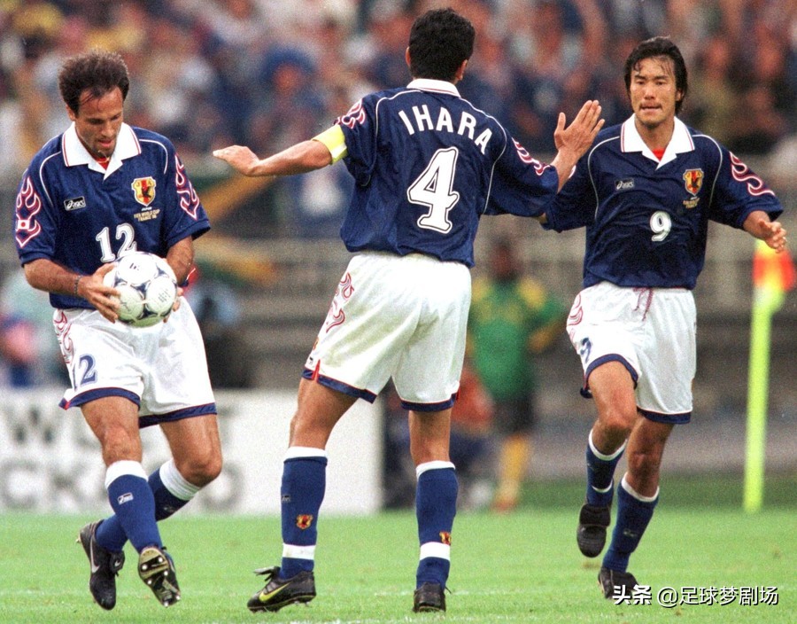02年世界杯第三名(日本球员在世界杯上的进球排行榜，首位大神连续三届均有进球)