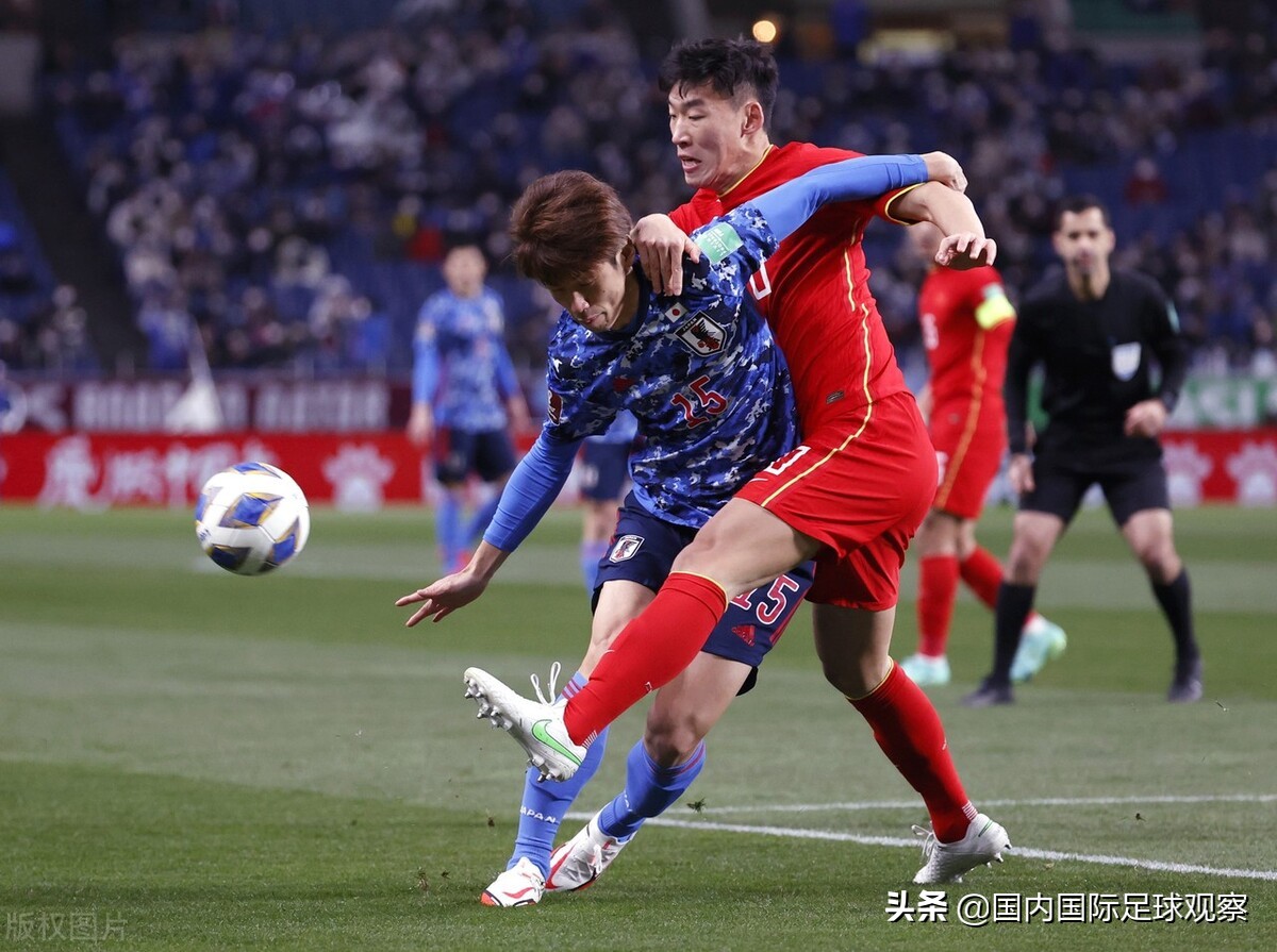 世界杯预选赛中国对日本全程回放(世预赛！国足0-2完败日本队！被双杀！海港后卫送点球！武磊黄牌)