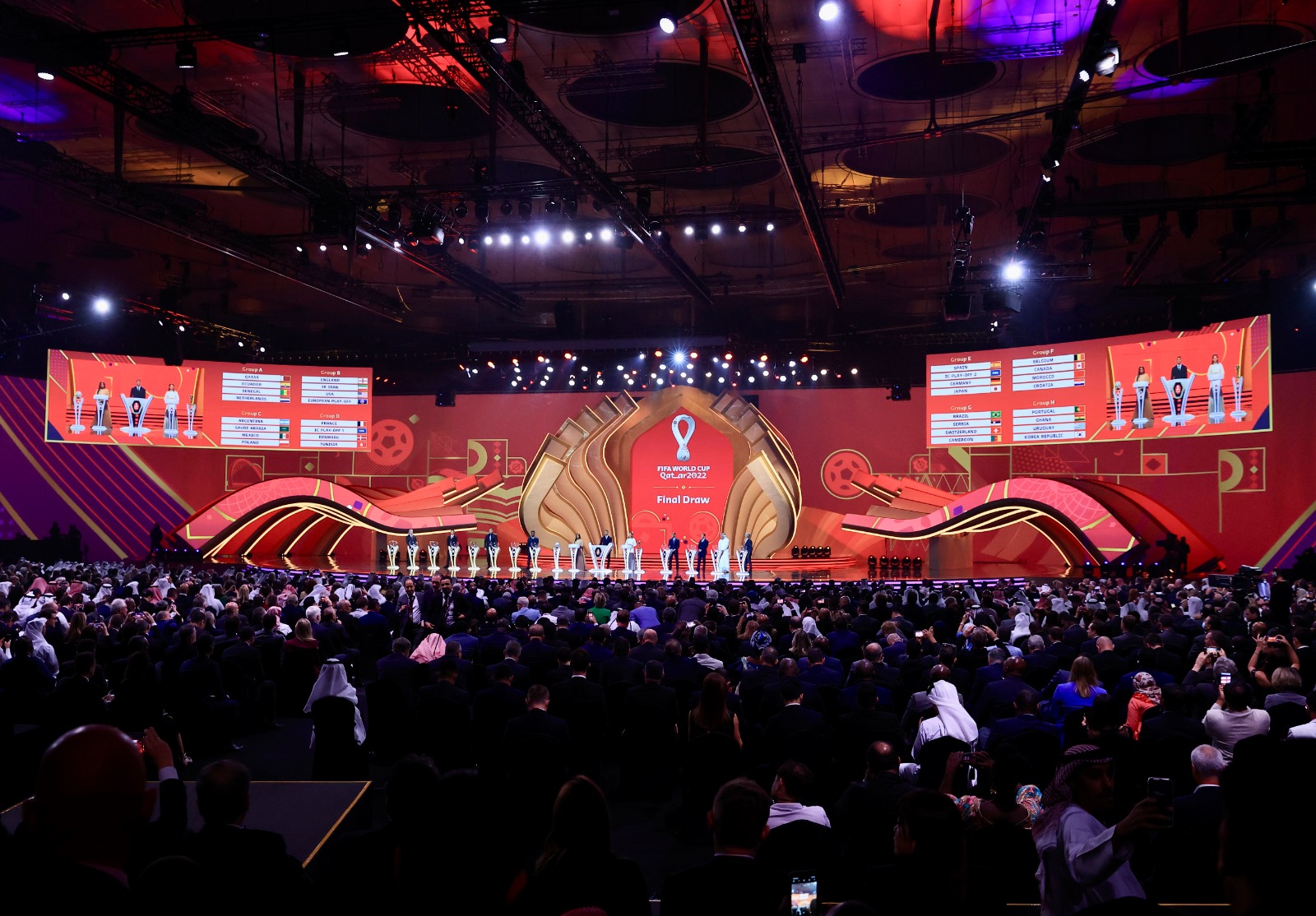 卡塔尔世界杯抽签女主持人(盛大仪式传递卡塔尔特色文化 卡塔尔世界杯决赛分组抽签于多哈揭晓)