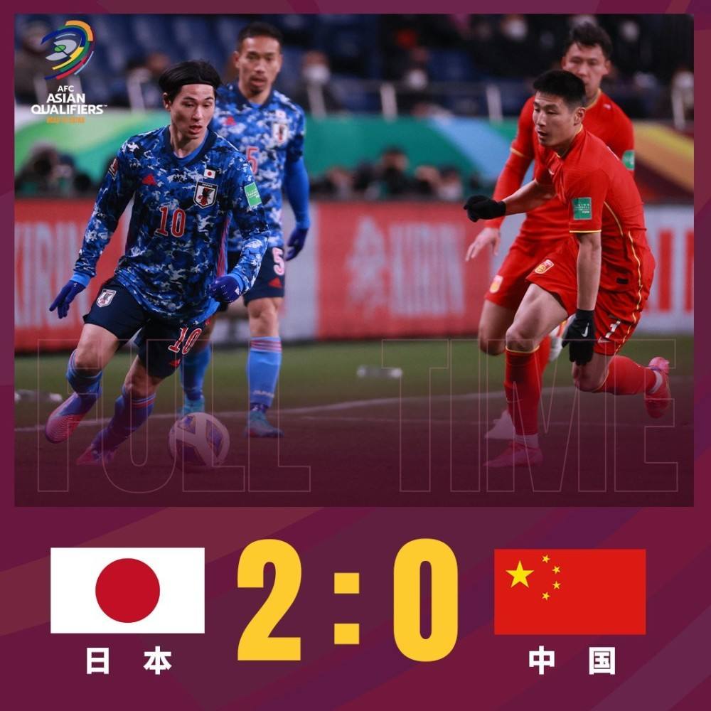 18年世界杯日本能赢吗(国足0-2日本 出线仅存理论可能，又是“留给中国队的时间不多了”)