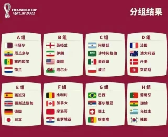 2014年巴西世界杯分组表(2022卡塔尔世界杯，D组分析及出线形势预测)