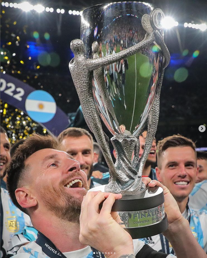 2020欧洲杯冠军是哪个国家(梅西率阿根廷夺欧美杯，斩获个人第40冠)