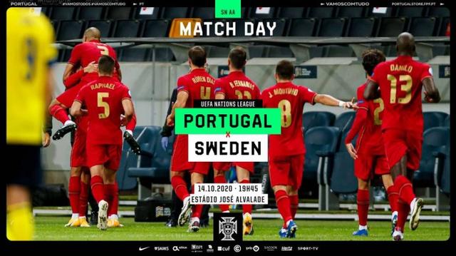 葡萄牙对阵瑞典（欧国联若塔两射一传B席建功 葡萄牙30瑞典继续领跑）
