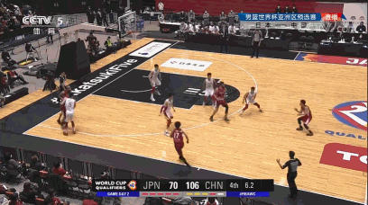 中国男篮vs日本第二场（男篮世预赛第二场中国男篮以106比73大胜日本）